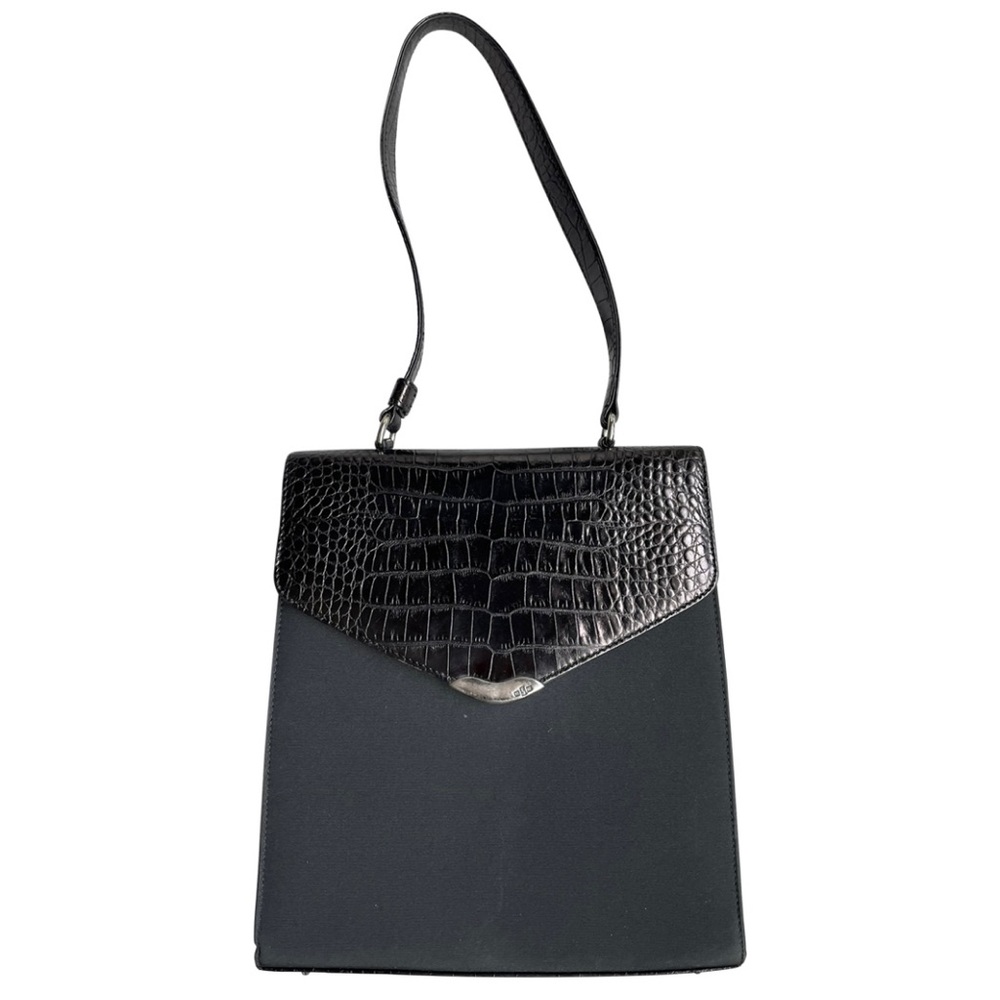 Ralph Lauren Vintage Shoulder Top Handle Elegant Flap Bag